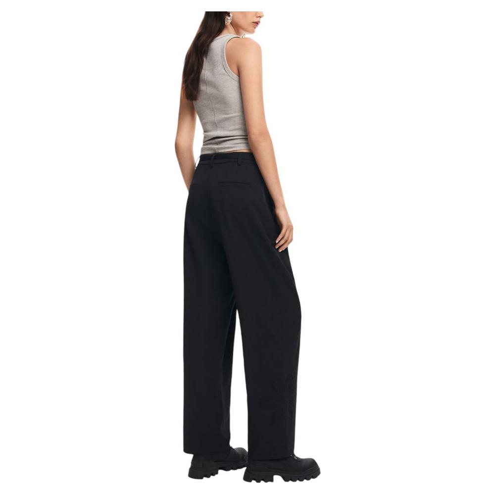 Desigual Black Polyester Jeans & Pant Desigual