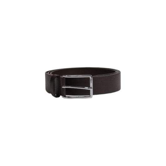 Hugo Boss Brown Leather Belt Hugo Boss