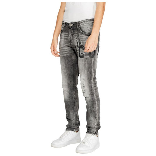 Icon Gray Cotton Jeans & Pant Icon