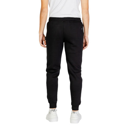 Icon Black Cotton Joggers (Workout Pants) Icon
