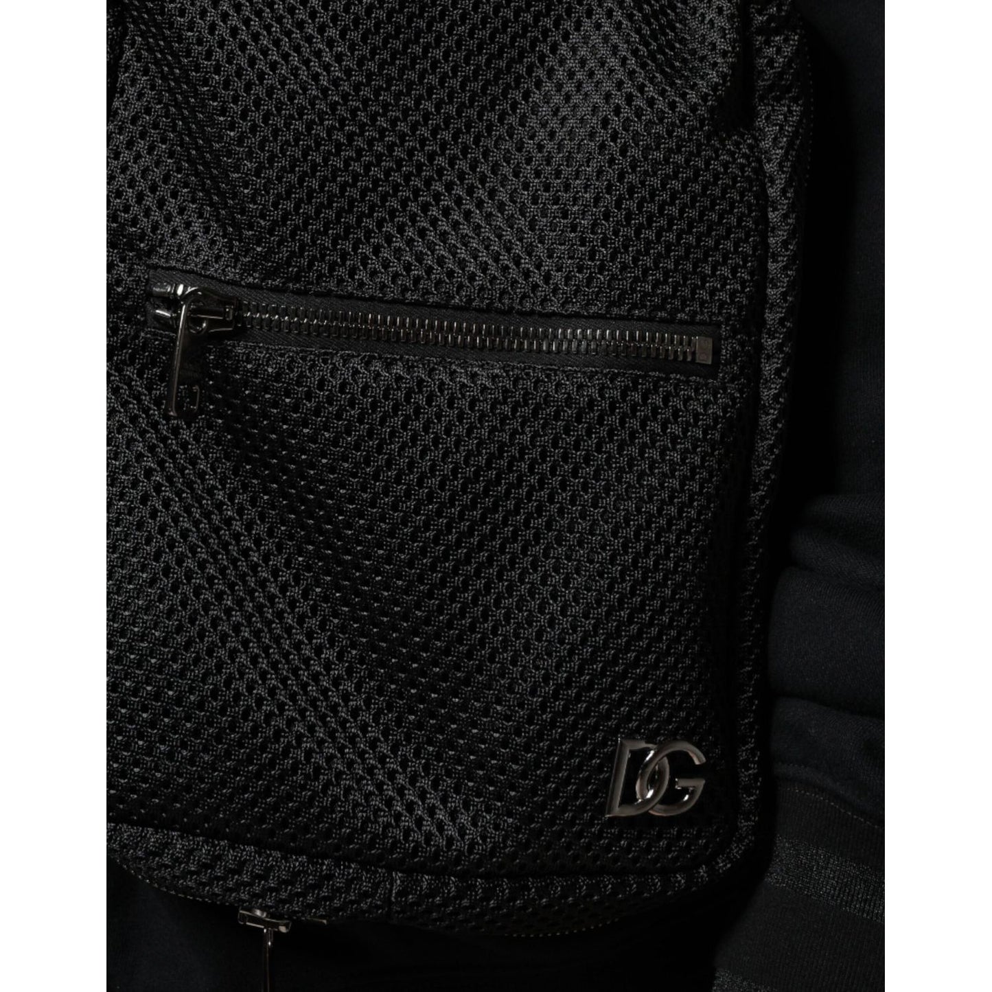 Dolce & Gabbana Black Hooded Pullover Men Sweatshirt Sweater