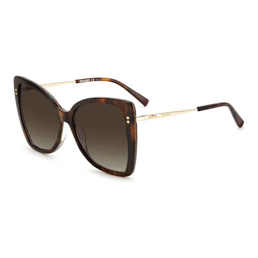 Missoni Brown Metal Sunglasses Missoni