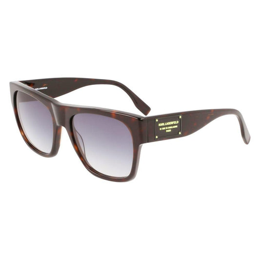 Karl Lagerfeld Brown Acetate Sunglasses Karl Lagerfeld