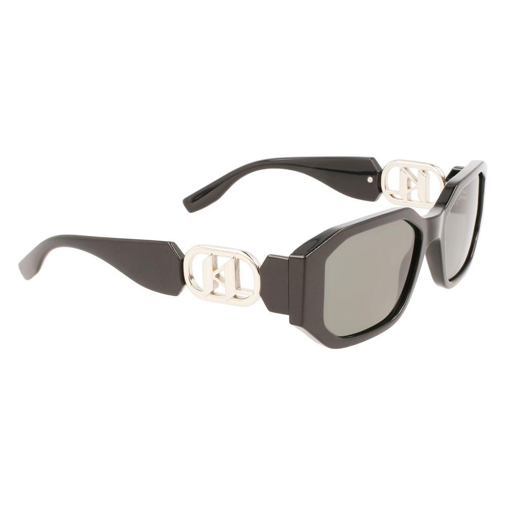 Karl Lagerfeld Black Injected Sunglasses Karl Lagerfeld