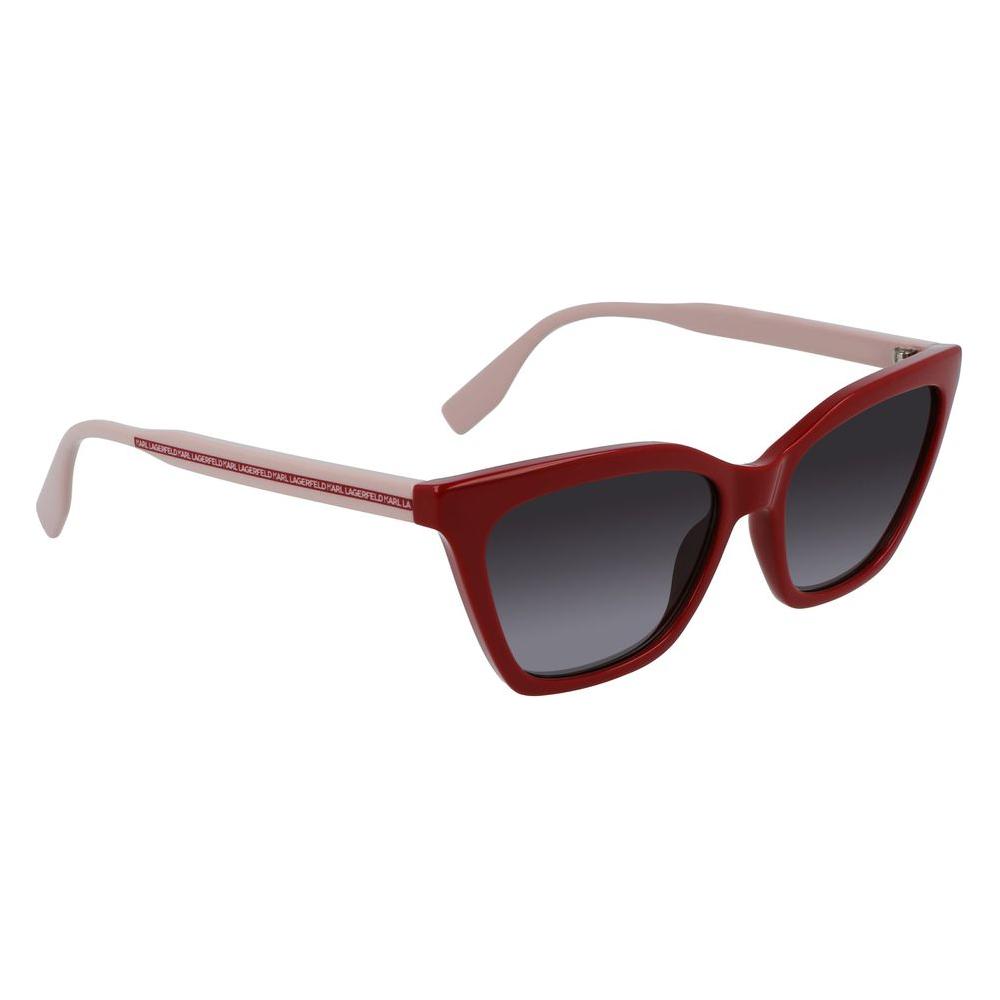 Karl Lagerfeld Red Cp Injected Sunglasses Karl Lagerfeld