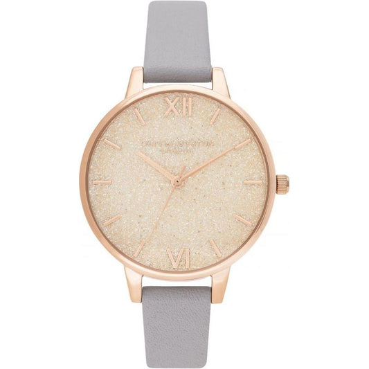 Olivia Burton Gray Synthetic Leather Watch Olivia Burton