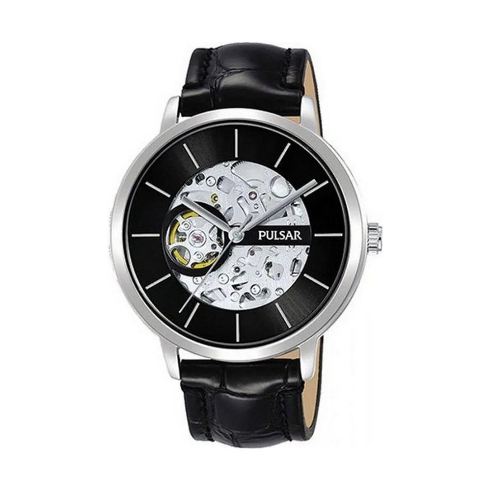 Pulsar Black Cow Leather Watch Pulsar