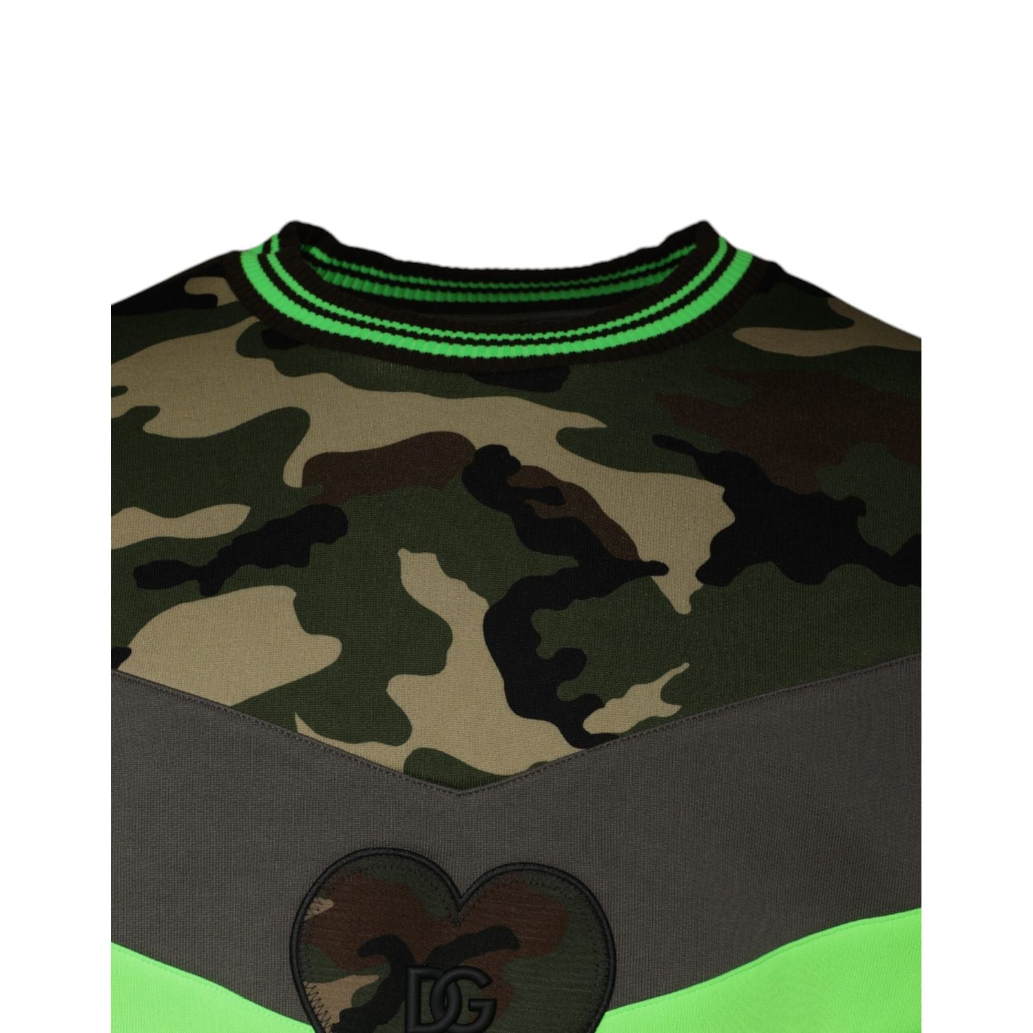 Dolce & Gabbana Multicolor Camouflage Sweatshirt Sweater