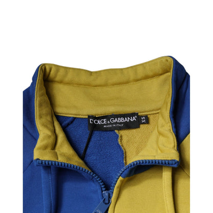 Dolce & Gabbana Multicolor Patchwork Men Sweatshirt Sweater