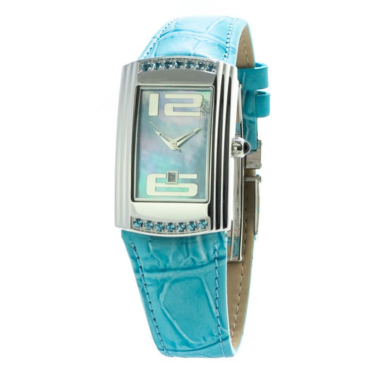 Chronotech Blue Leather Dress Watch Chronotech