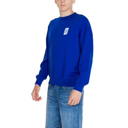 Replay Blue Cotton Sweatshirt Replay