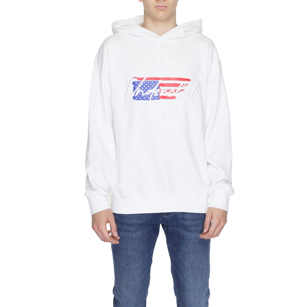 Underclub White Cotton Hoodie Underclub
