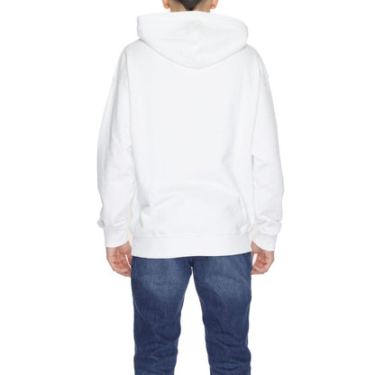 Underclub White Cotton Hoodie Underclub
