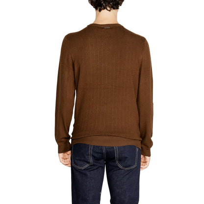 Antony Morato Brown Viscose Sweatshirt