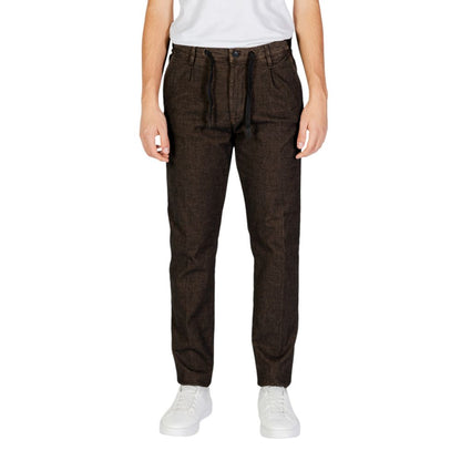 Hamaki-Ho Brown Cotton Casual Pants Hamaki-Ho