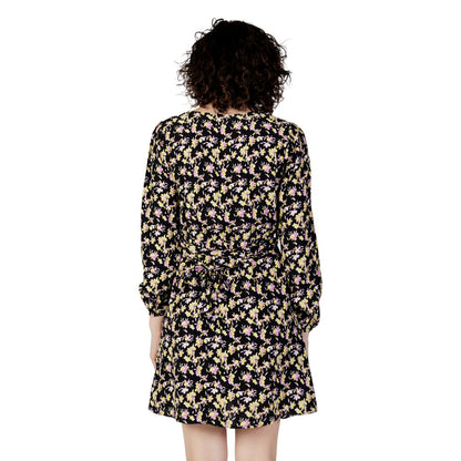 Jacqueline De Yong Black Viscose Short Dress