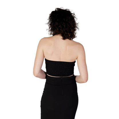 Rinascimento Black Polyester Top Rinascimento