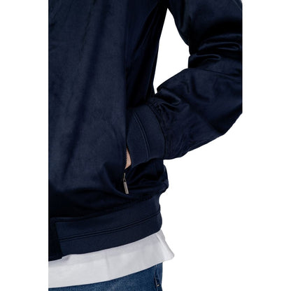 Hamaki-Ho Blue Polyester Bomber Hamaki-Ho