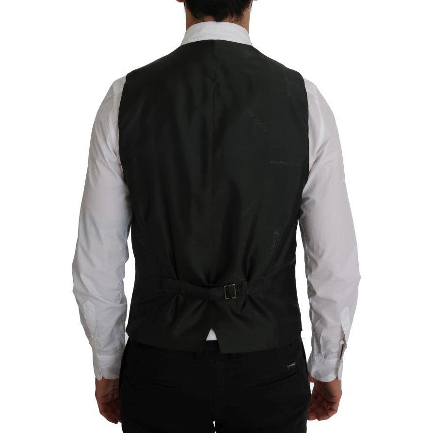 优雅条纹背心马甲