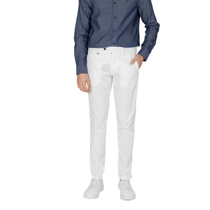 Antony Morato Cream Cotton Skinny Pants