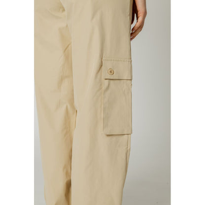 Only Beige Cotton Cargo Pants Only