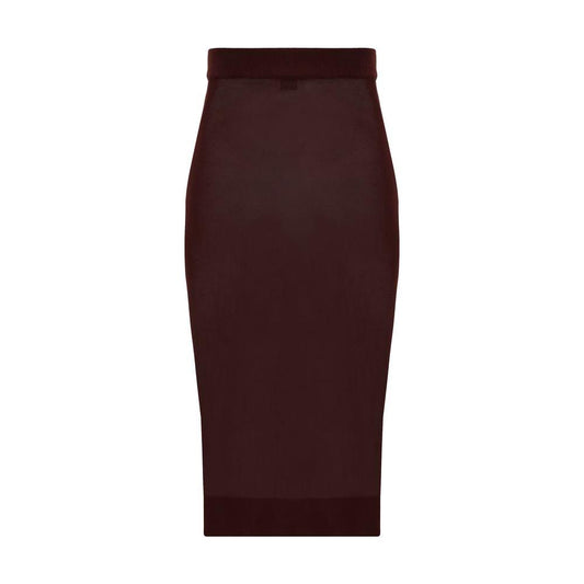 Saint Laurent Midi Skirt Saint Laurent