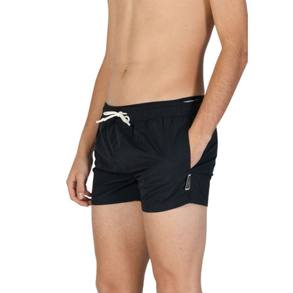 Hamaki-Ho Black Polyester Swim Shorts Hamaki-Ho