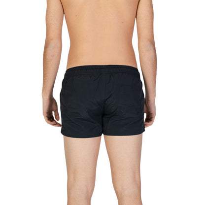Hamaki-Ho Black Polyester Swim Shorts Hamaki-Ho