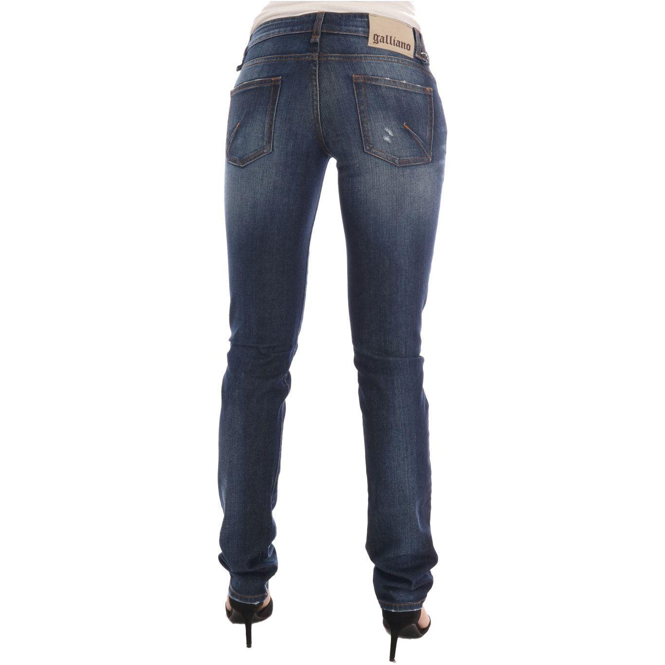 John Galliano Stylish Skinny Low Rise Denim Jeans John Galliano