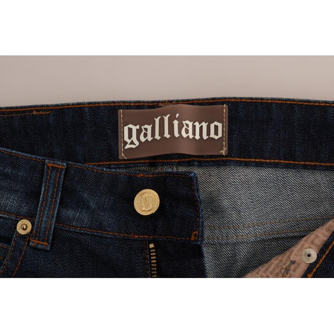 John Galliano Stylish Skinny Low Rise Denim Jeans John Galliano