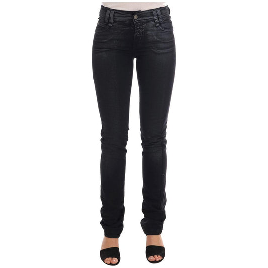 John Galliano Gray Wash Cotton Stretch Regular Fit Jeans John Galliano