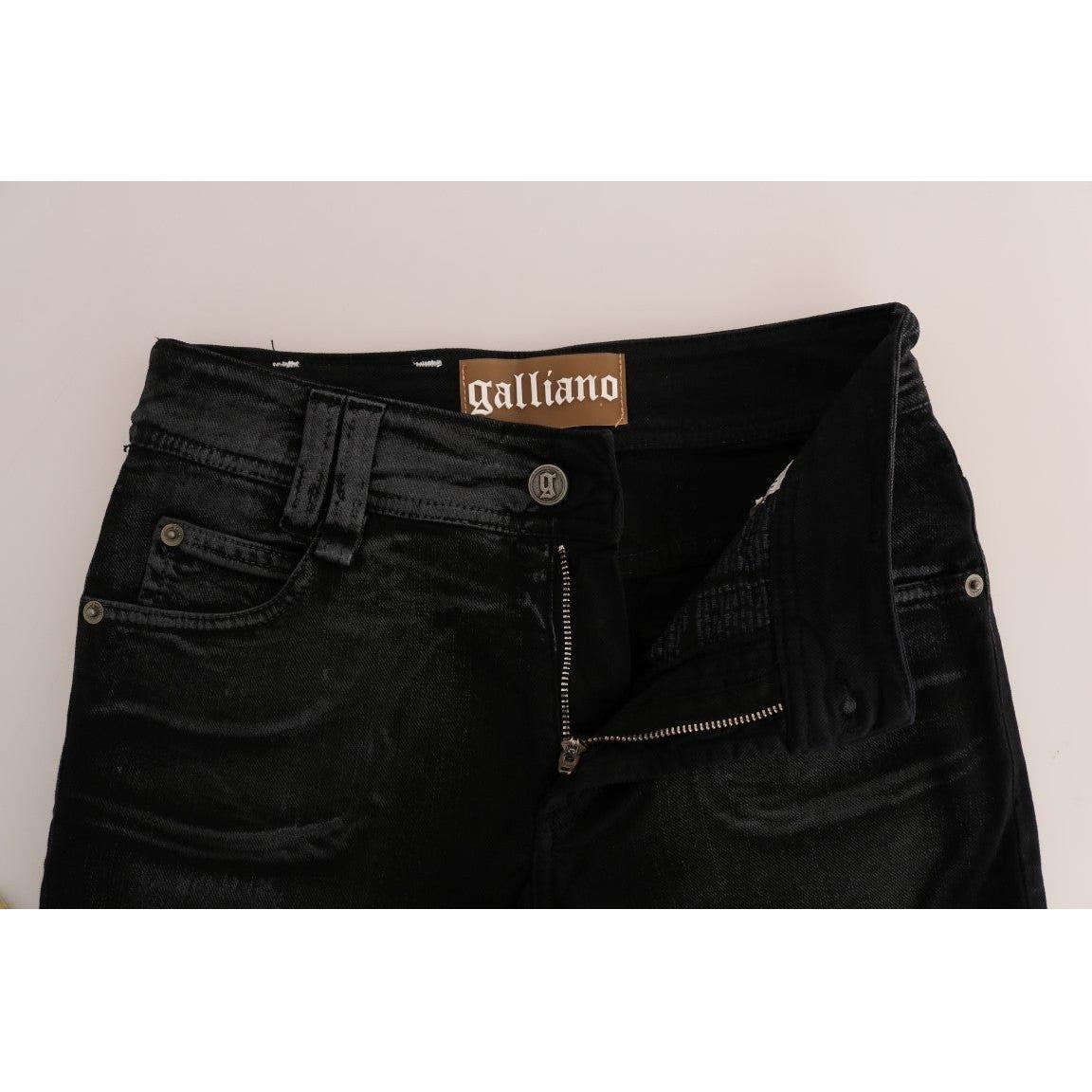 John Galliano Chic Gray Wash Regular Fit Jeans John Galliano