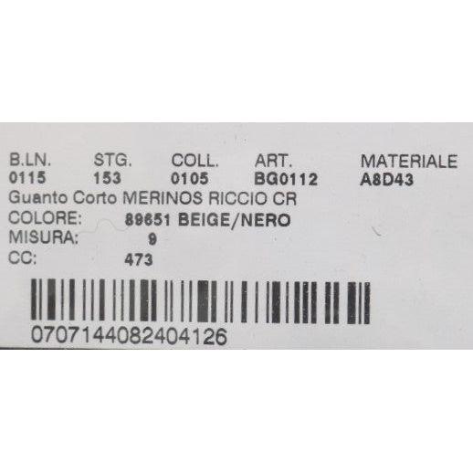 铆钉黑色皮革绅士手套