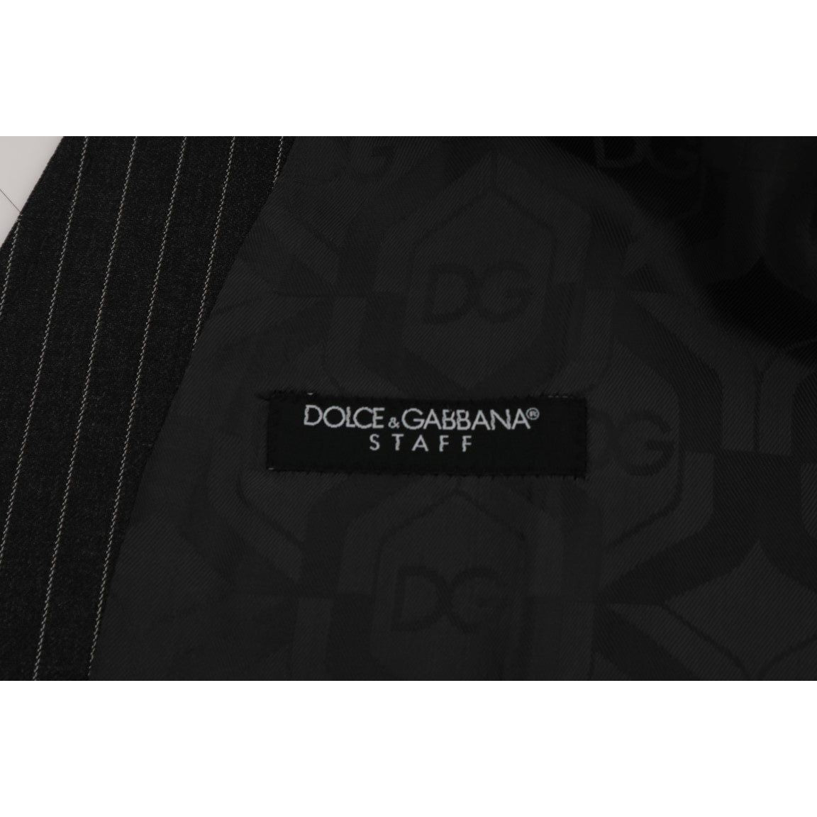 Dolce & Gabbana Gray Wool Stretch Vest Dolce & Gabbana