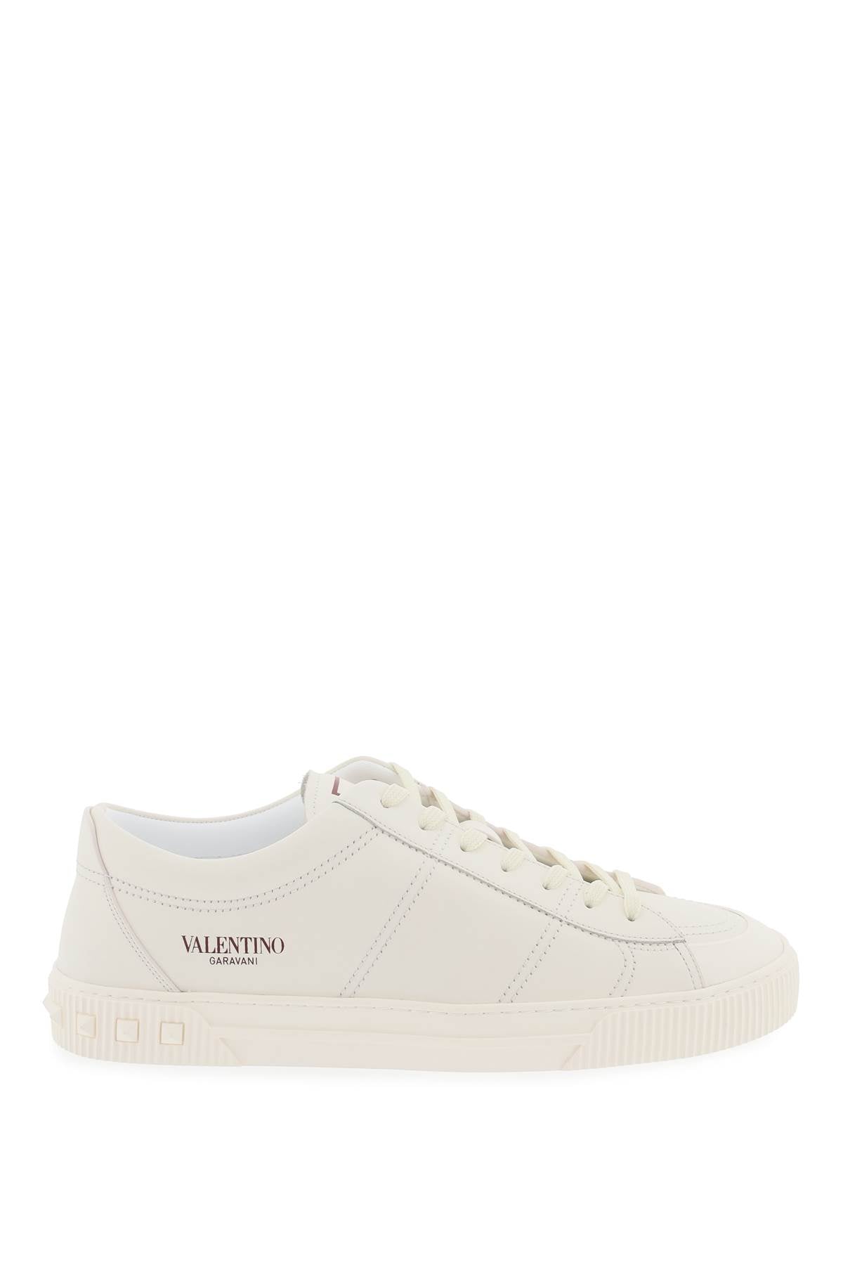 Valentino Garavani leather city planet sneakers