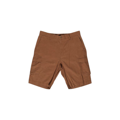 Hamaki-Ho Brown Linen Bermuda Shorts Hamaki-Ho