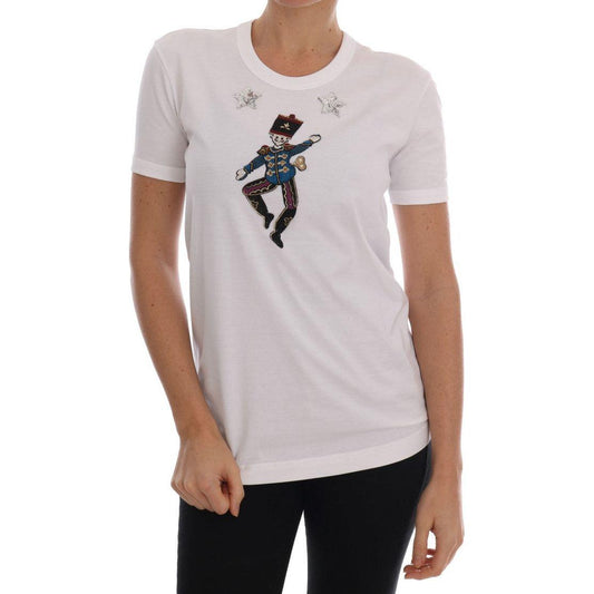 Dolce & Gabbana White Cotton Fairy Tale T-Shirt Dolce & Gabbana