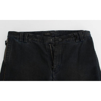 Costume National Blue Cotton Slim Pants Denim Jeans