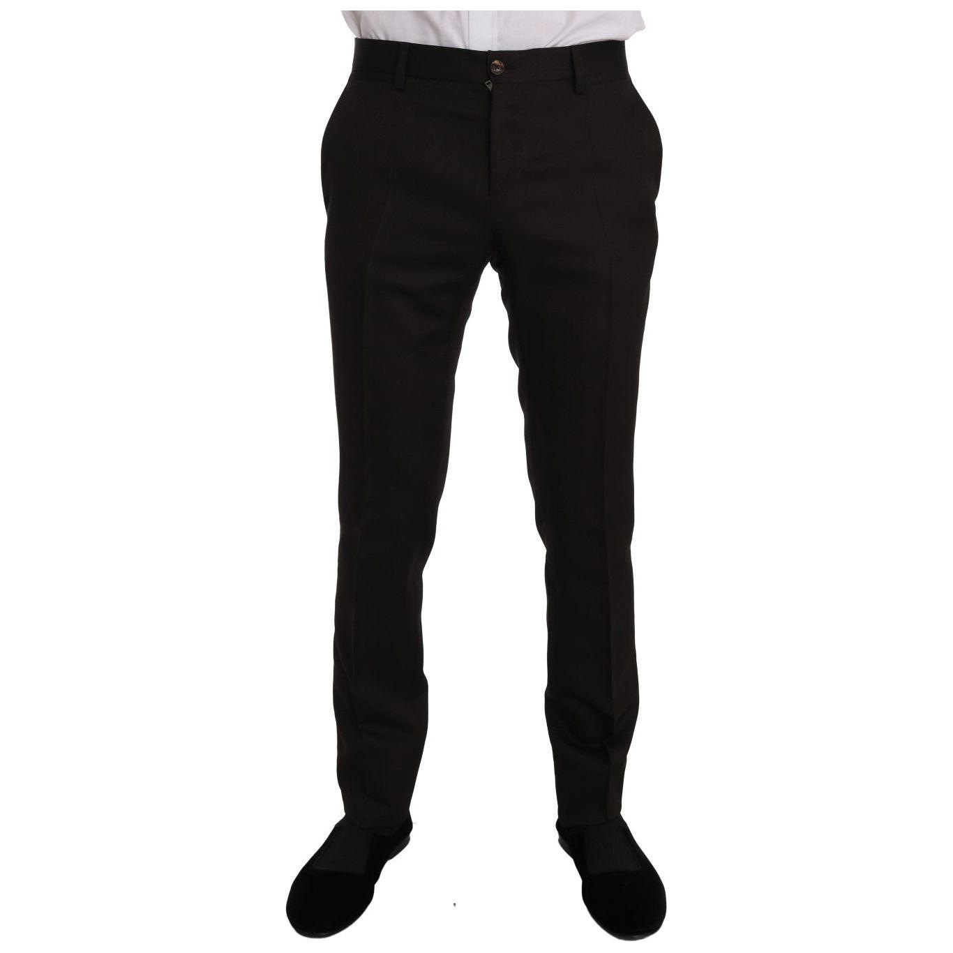 优雅棕色提花马提尼套装