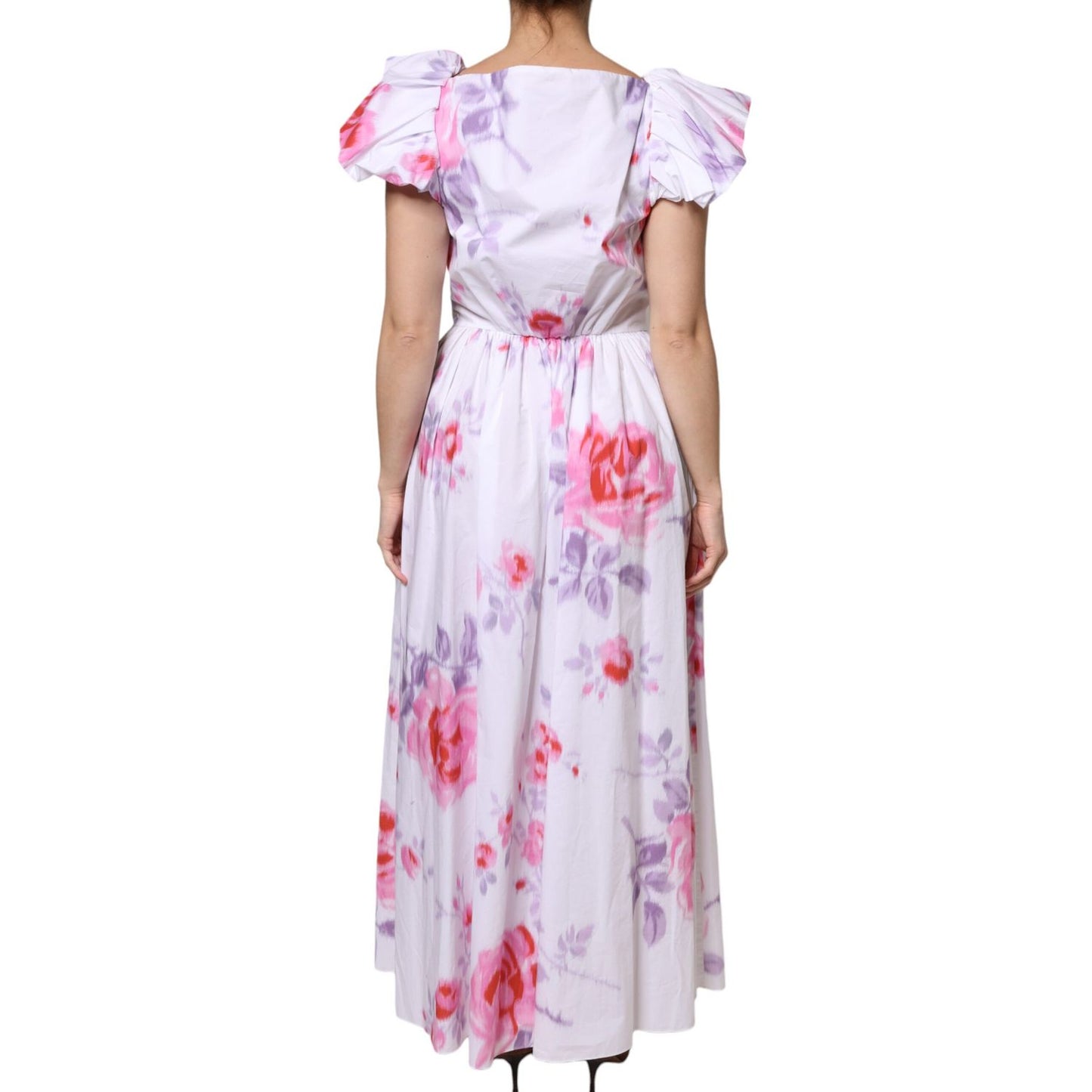 Philosophy White Floral Cotton Maxi Dress Philosophy