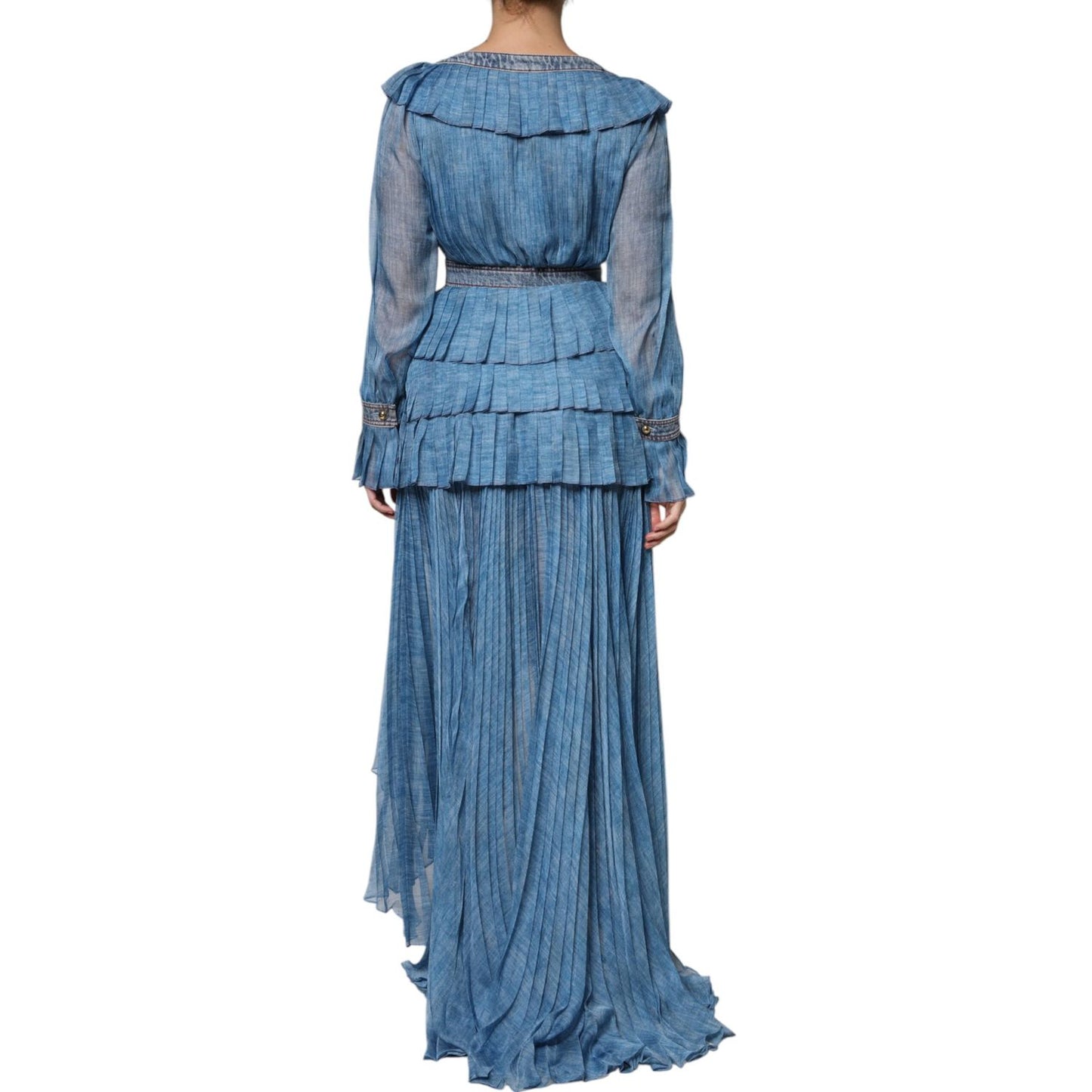 Philosophy Blue Layered Long Sleeve Dress Philosophy