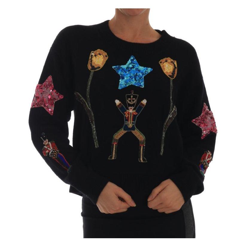 Dolce & Gabbana Enchanted Elegance Cashmere Sweater Dolce & Gabbana