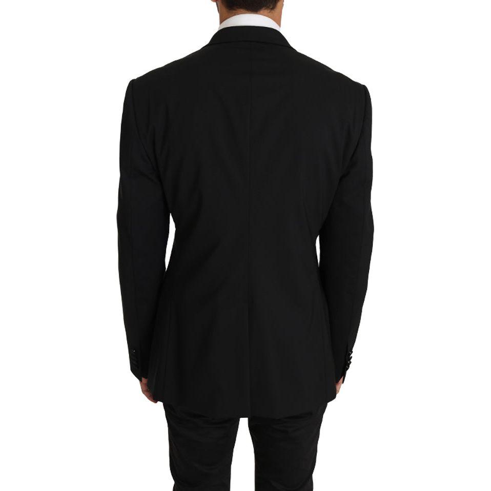 Dolce & Gabbana Elegant Black Slim Fit Martini Blazer Jacket Dolce & Gabbana