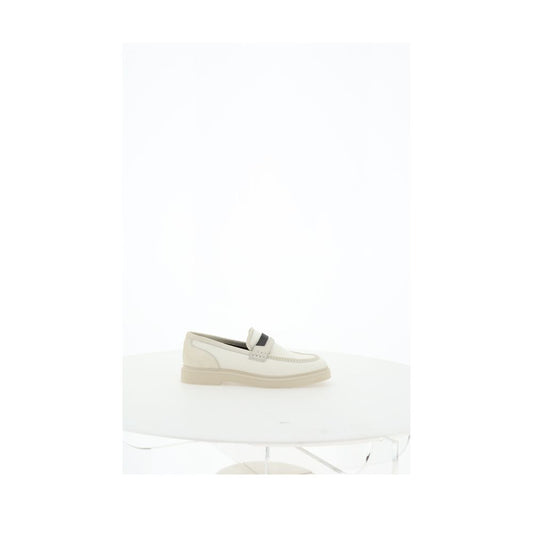 Brunello Cucinelli Beige Loafers Shoes