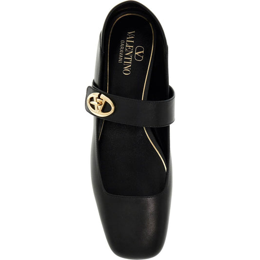 Valentino Garavani vlogo locker mary-jane Flat Shoes Valentino Garavani