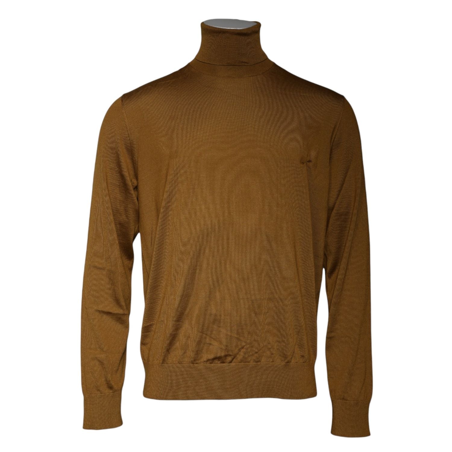 Dolce & Gabbana Brown Cashmere Turtleneck Pullover Sweater