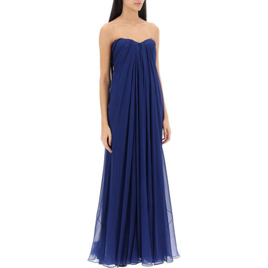 Alexander Mcqueen silk chiffon bustier gown Dresses Alexander Mcqueen