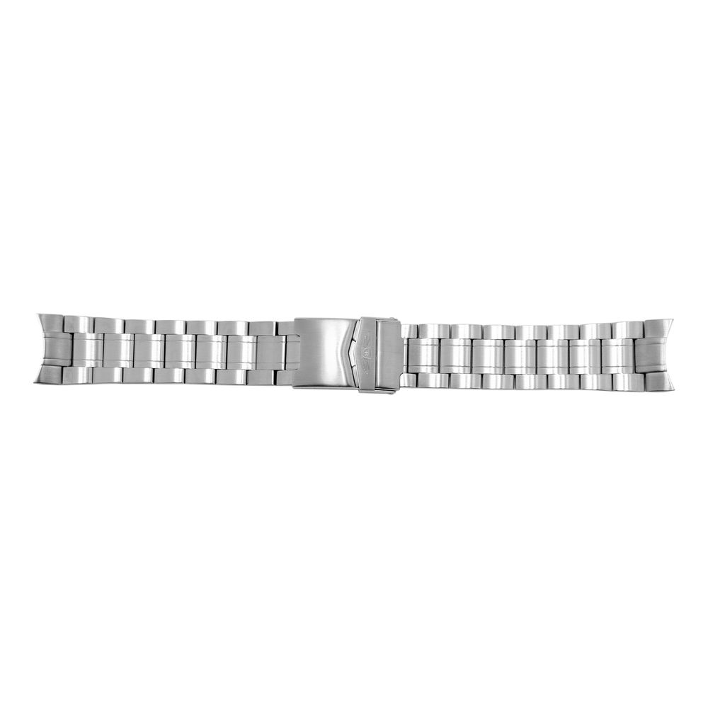 Bobroff Silver Stainless Steel Bracelet Watch Bobroff