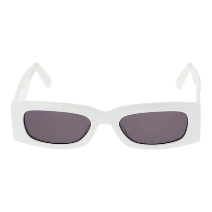 GCDS White Plastic Sunglasses