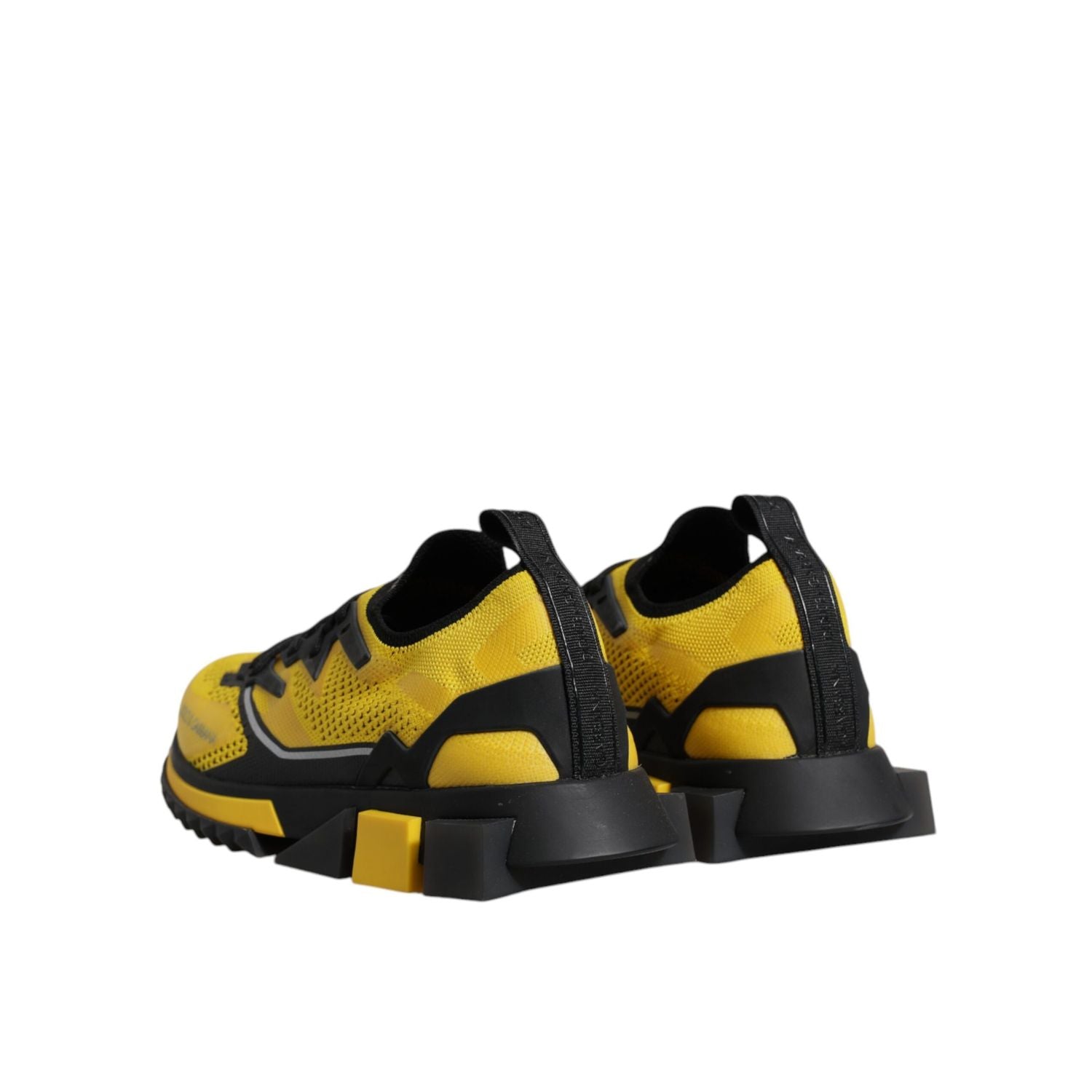 Dolce & Gabbana Yellow SORRENTO Sport Stretch Sneakers Shoes